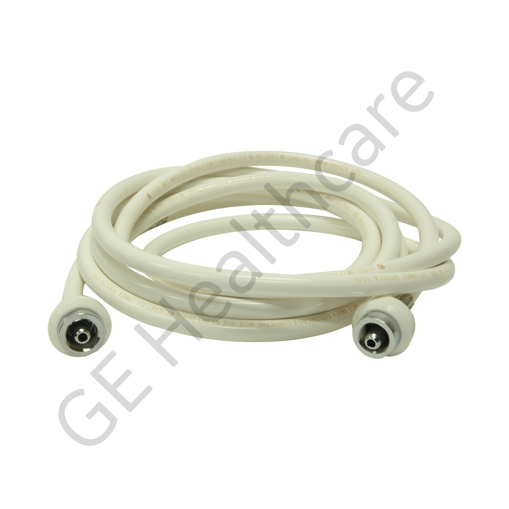 Hose Assembly Vacuum White 15 ft DISS