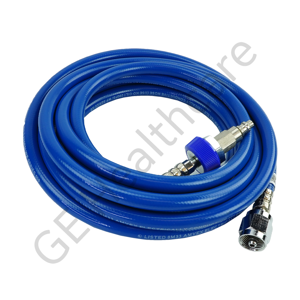 Hose/Assembly N2O Blue 15ft PUR M Hit/DISS N-G BCG