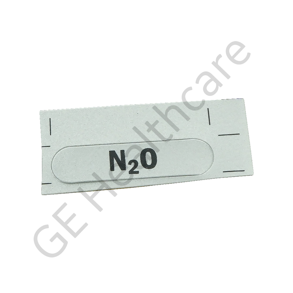 Label Set Cylinder Supply Nitric Oxide (N2O)