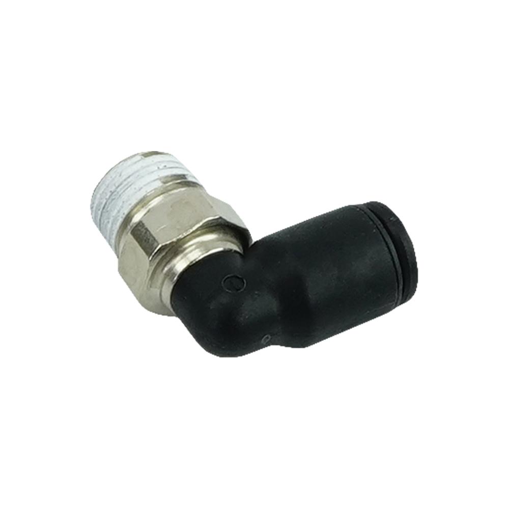 Fitting 1/8 NPTM 6mm Legris Elbow 6mm Tube MPOS Fitting 1/8 NPTM 6mm Legris Elbow 6mm Tube MPOS