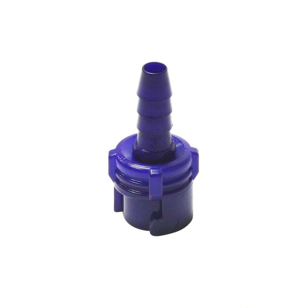 Coupling Inline Blue BCG Body Half 4mm Hose Barb Coupling Inline Blue BCG Body Half 4mm Hose Barb