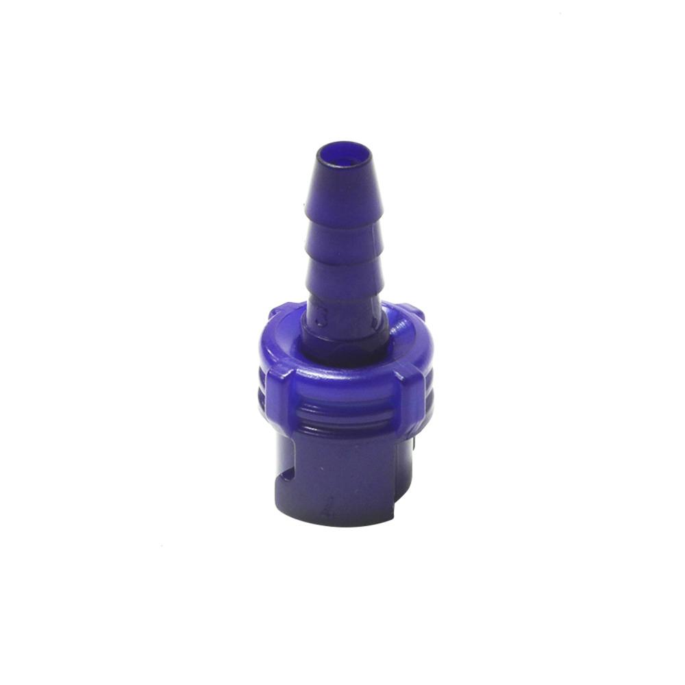 Coupling Inline Blue BCG Body Half 4mm Hose Barb Coupling Inline Blue BCG Body Half 4mm Hose Barb