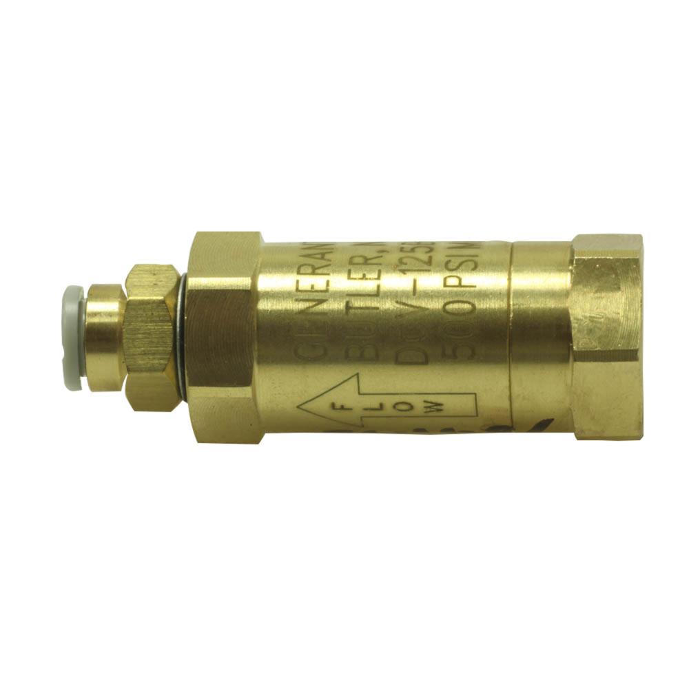 Check Valve with Filter and Straight Push Connect Fitting Check Valve with Filter and Straight Push Connect Fitting