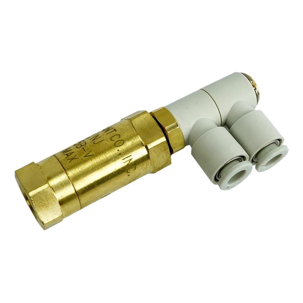 Check Valve with Filter and Elbow Push Connect Fittings Check Valve with Filter and Elbow Push Connect Fittings