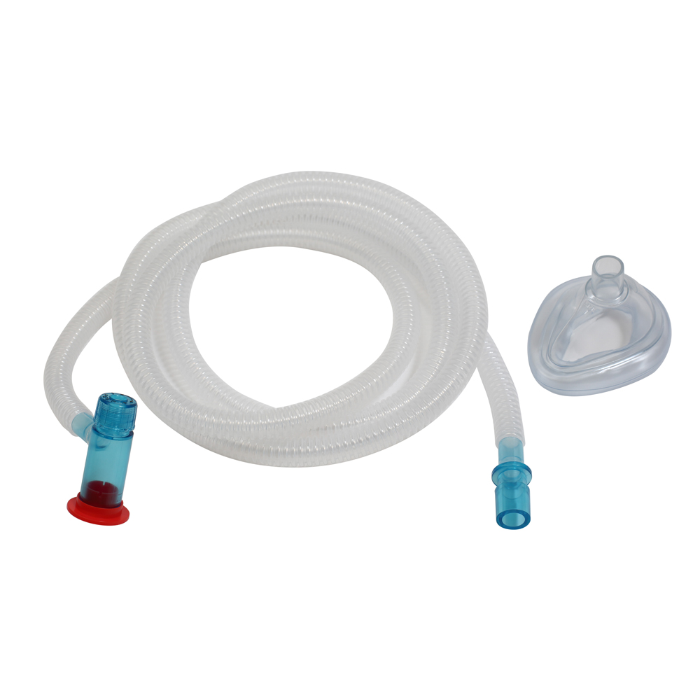 NF-157-1GE, T-Piece Neonatal Patient Circuit Kit, Disposable with size 1 mask, Box of 10
