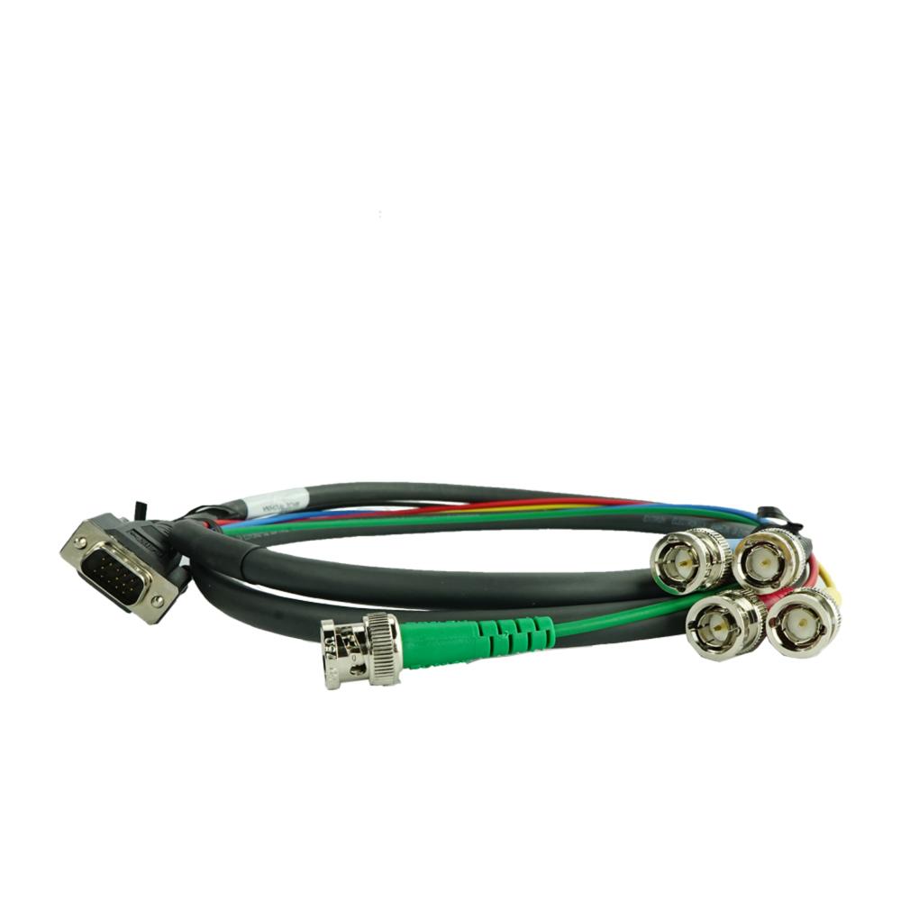 5 BNC Connector Male to High Definition 15 Male 6 Feet 5 BNC Connector Male to High Definition 15 Male 6 Feet