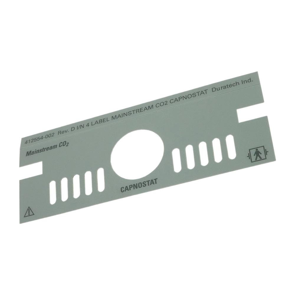 Label Mainstream Co2 Capnost Kit Overlay for Bezel Label Mainstream Co2 Capnost Kit Overlay for Bezel