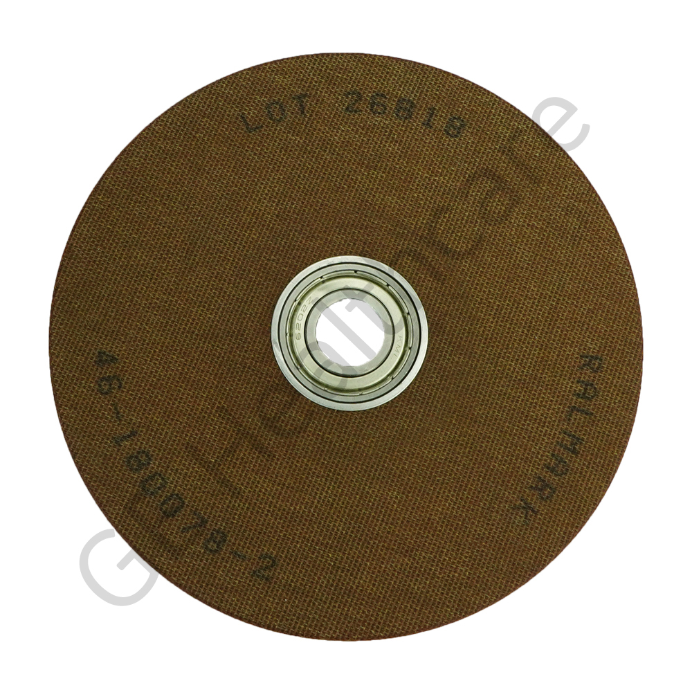 ID 0.590  OD 05.750  LG 0.420 GROOVE DIA 05.250  FACE 0.420 PHENOLIC WITH BALL BRG INSERT