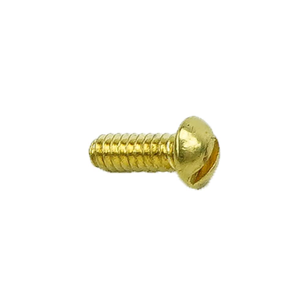 Brass Slotted Round Head Screw 6 32 x 0.375 N33P13006 Brass Slotted Round Head Screw 6 32 x 0.375 N33P13006