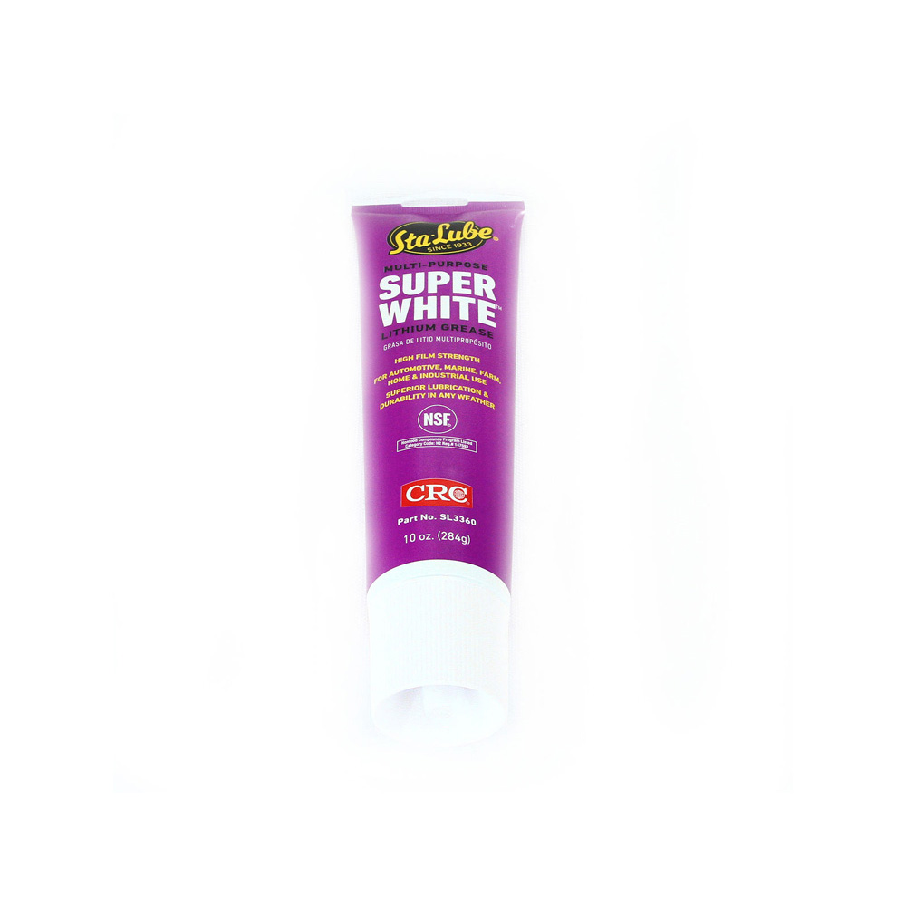 White Lithium Grease Lubricant 10 ounce (10 oz) Tube White Lithium Grease Lubricant 10 ounce (10 oz) Tube