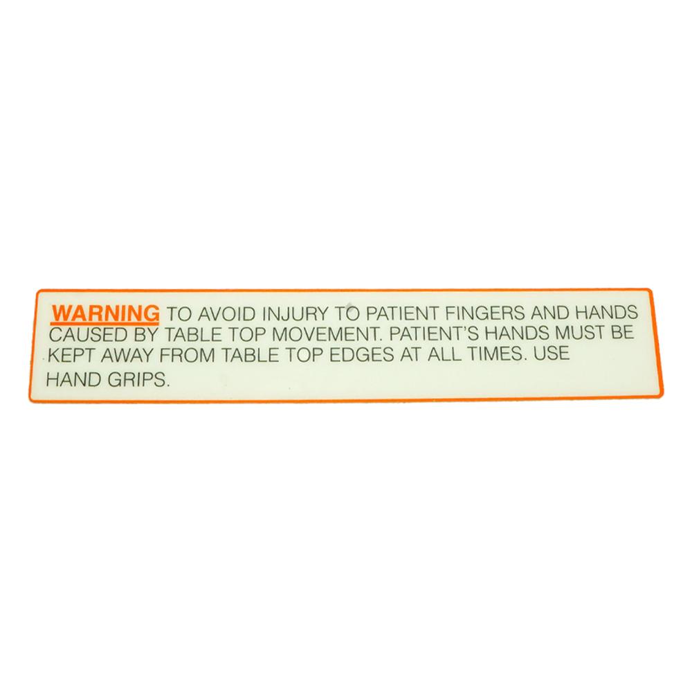 Warning Label 46-257756P1 Warning Label 46-257756P1