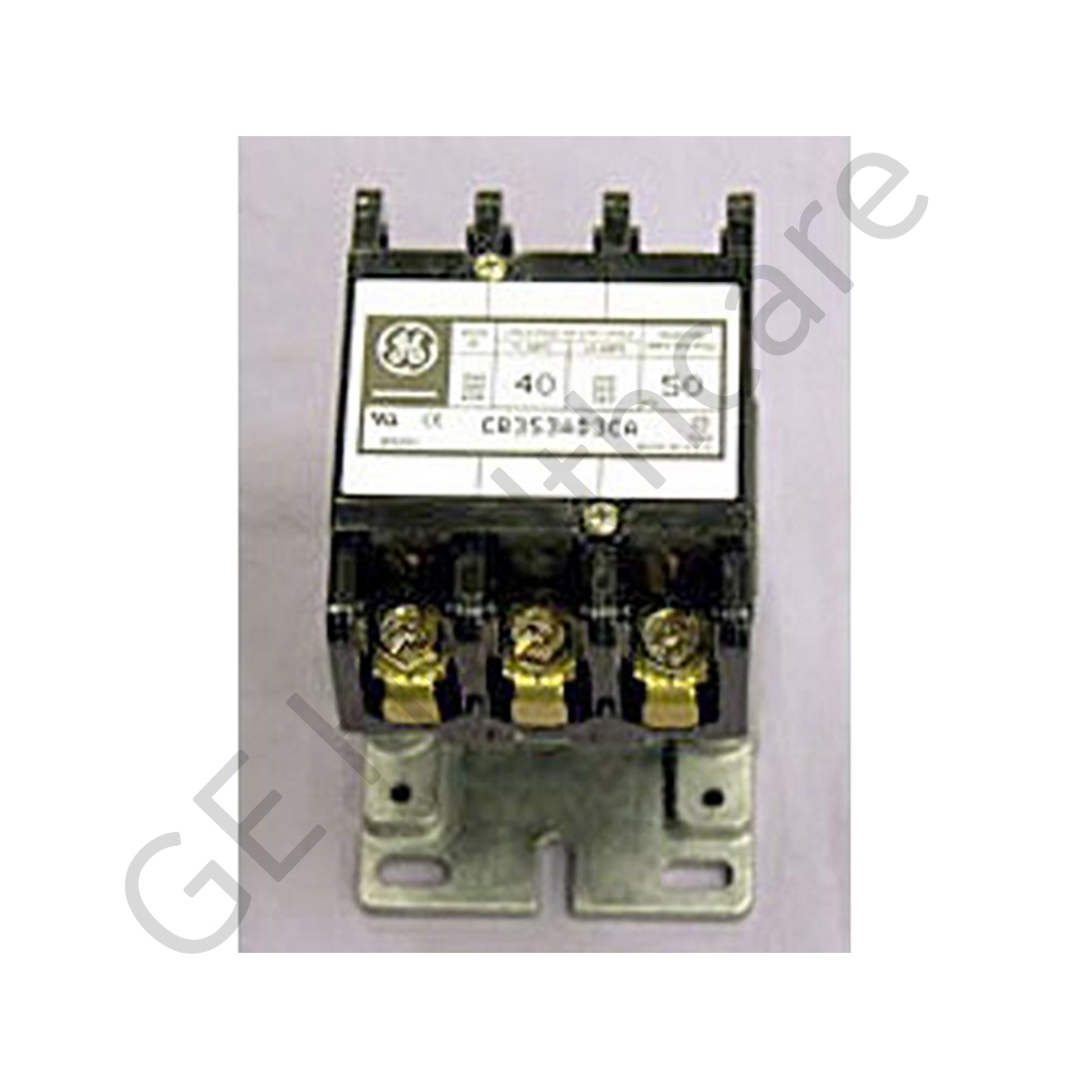 3 POLE CONTACTOR 120VAC 50/60HZ COIL 40A CONTACTS SCREW TERMINALS, X ...