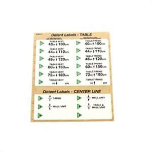 Label SID Detent Label SID Detent