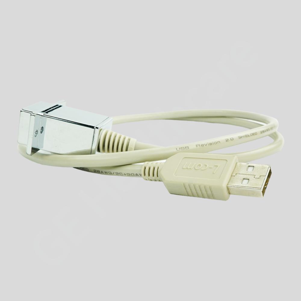 Cable, USB Bulkhead, USB-Af to USB-Am x 3ft Lg Cable, USB Bulkhead, USB-Af to USB-Am x 3ft Lg