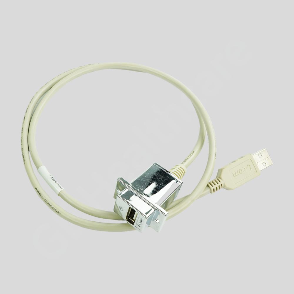 Cable, USB Bulkhead, USB-Af to USB-Am x 3ft Lg Cable, USB Bulkhead, USB-Af to USB-Am x 3ft Lg
