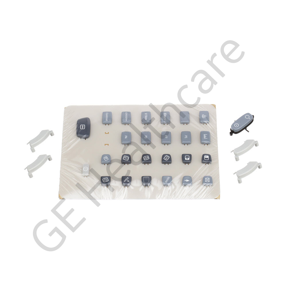 Button Cap Kit LOGIQ E9 with Bflow - Improved plastic
