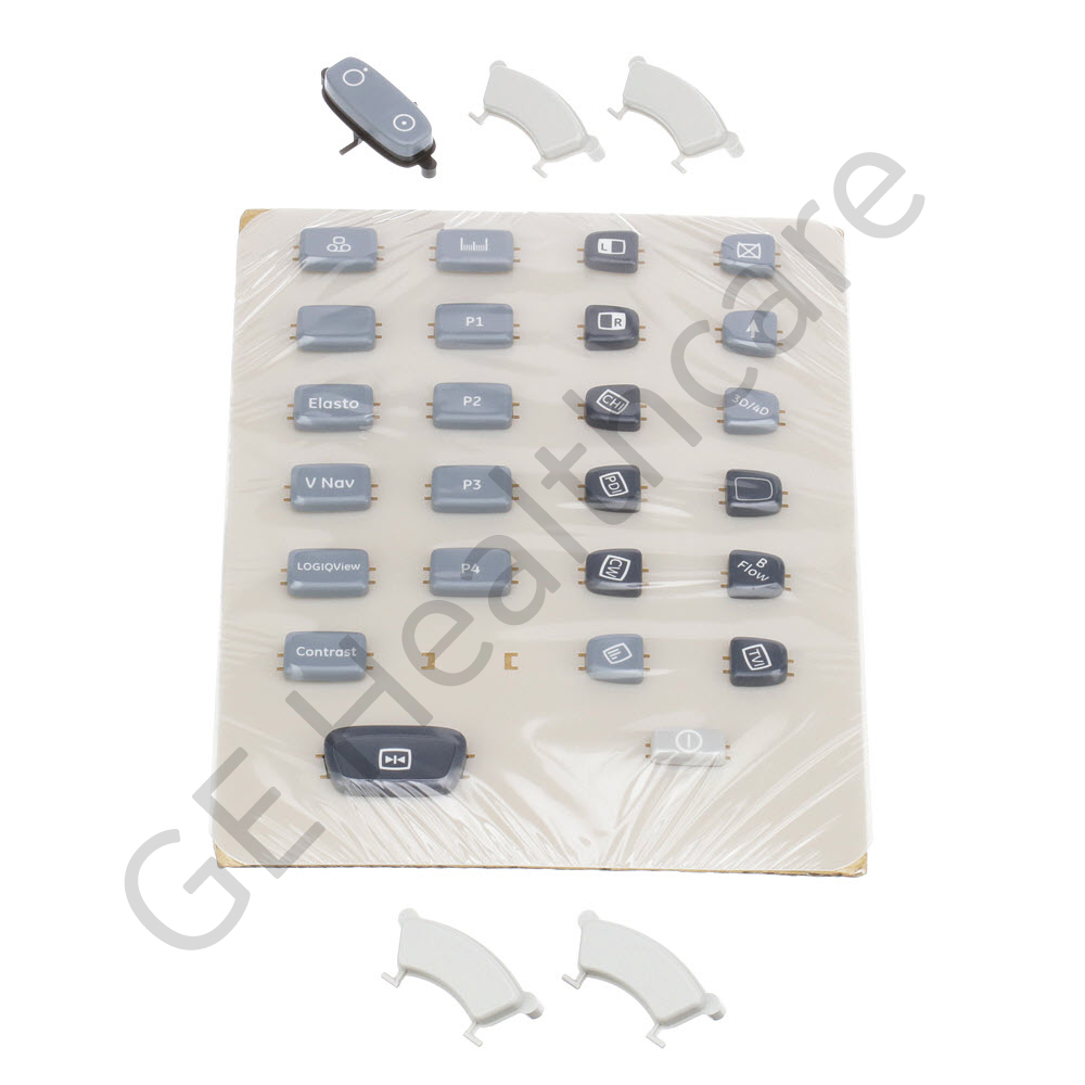LOGIQ E9 Button Cap Kit includes B-Flow Key with Improved Plastic