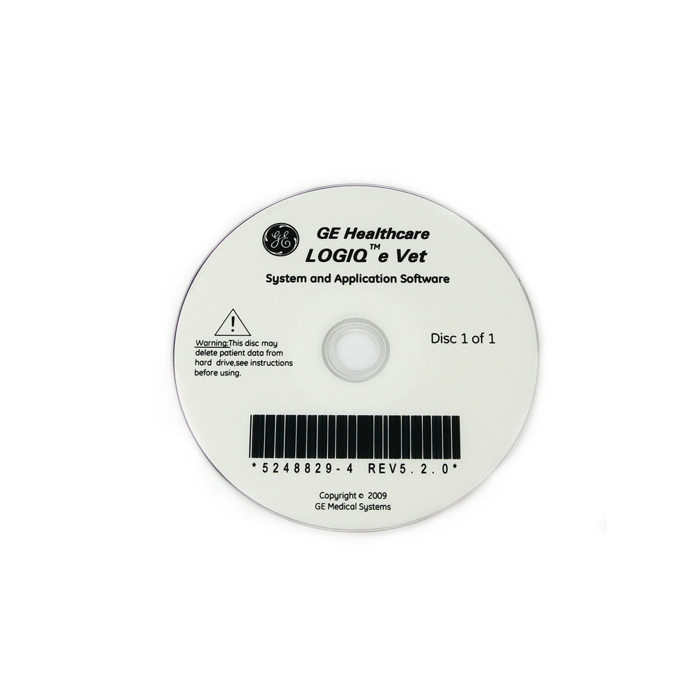 LOGIQ e Vet System Software Upgrade DVD LOGIQ e Vet System Software Upgrade DVD