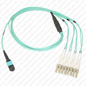 Cable, System Cabinet MPO to 4 LC Duplex Multimode OM3 cable from Bulkhead to SDAC