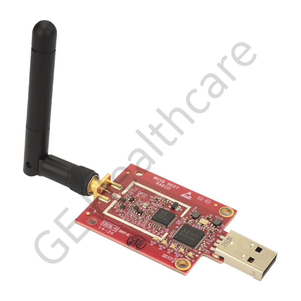Assembly of Wireless USB Host Radio Board and Anatel Label 5661227-R