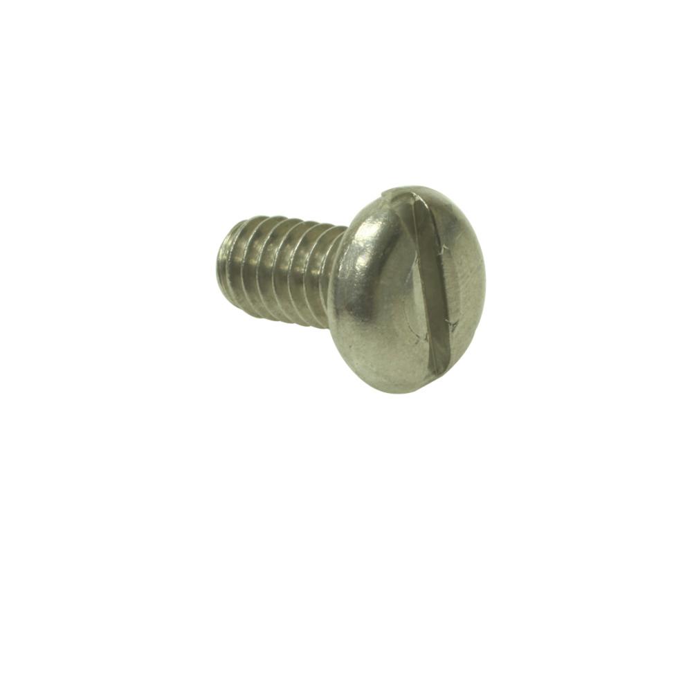 Screw Pan Head 0.250-20 x 0.50 Slotted Stainless Steel Screw Pan Head 0.250-20 x 0.50 Slotted Stainless Steel
