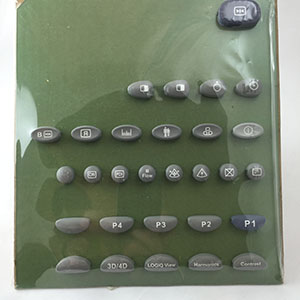 Button Cap Kit for Logiq 9 operator panel