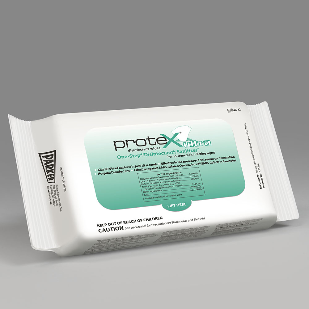 Protex Ultra Disinfectant Wipes - 80 ct Softpack (7 in x 10 in), 12 packs/box
