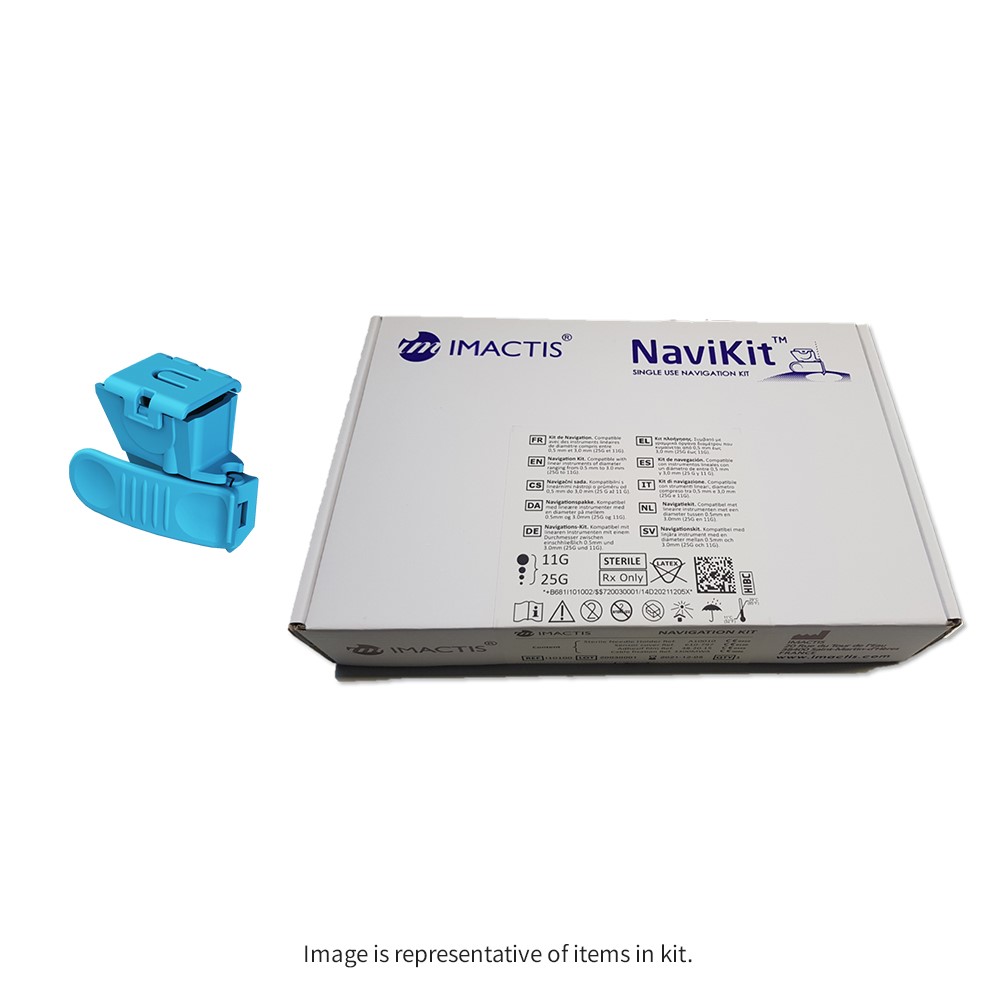 IMACTIS® NaviKits™, 5 single-use kits, includes 5 blue non-sterile needle holder