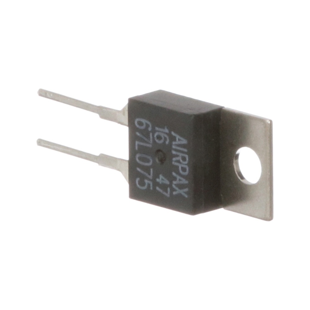 Bi-Metal Thermostat, TO-220, SPST, 75C Bi-Metal Thermostat, TO-220, SPST, 75C