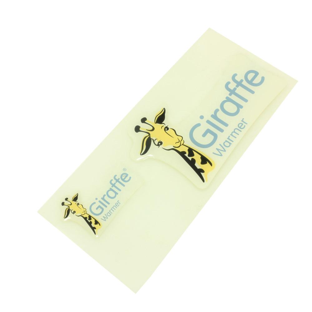 Sticker Label Set Branding Giraffe® Warmer PMS Cool Gray 1C Sticker Label Set Branding Giraffe® Warmer PMS Cool Gray 1C