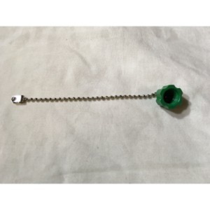 Green Dust Cap with Chain (319H1401-02) Green Dust Cap with Chain (319H1401-02)