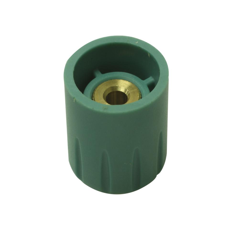 Knob 4.76 Diameter Shaft with SYM Soft Teal Mechanical Knob 4.76 Diameter Shaft with SYM Soft Teal Mechanical