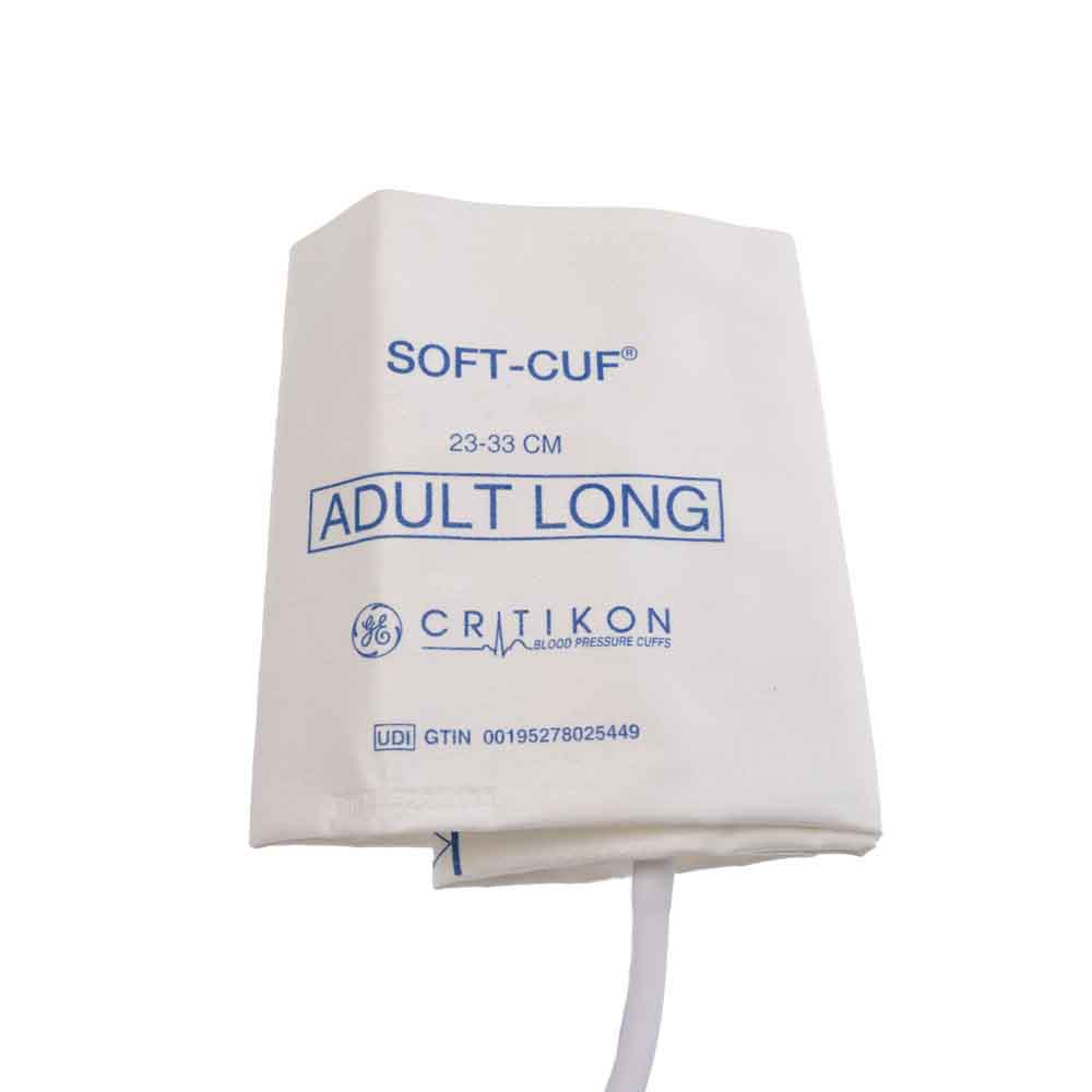 SOFT-CUF Long Adult Blood Pressure Cuff, 1 Tube Bayonet (20/box)